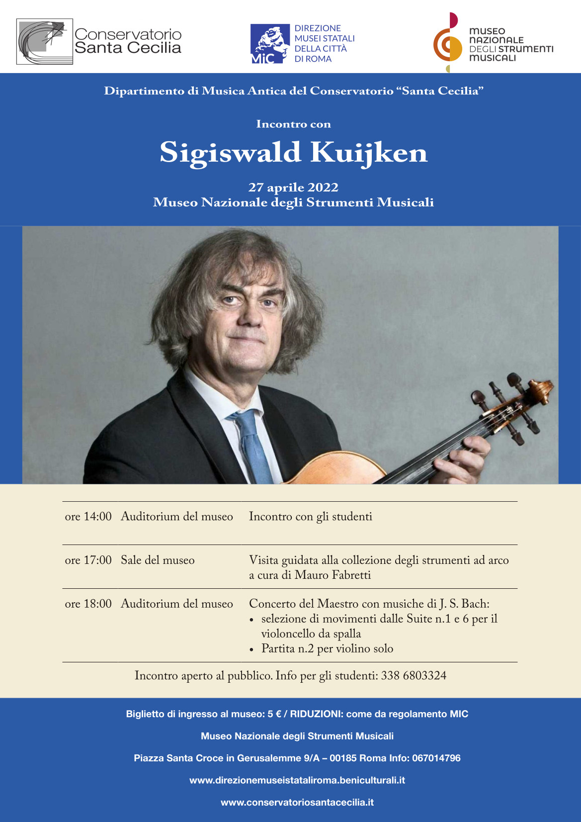 Incontro con Sigiswald Kuijken